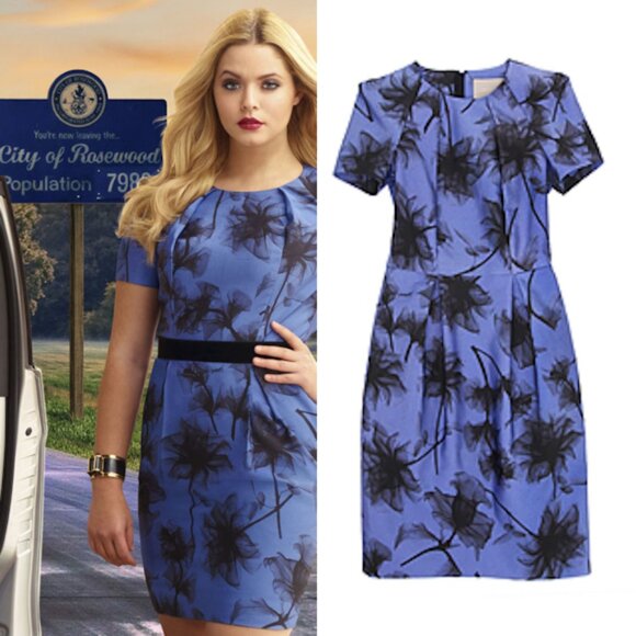 Jason Wu Resort 2011 Flower Print Faille Dress ASO Alison DiLaurentis - Picture 2 of 8